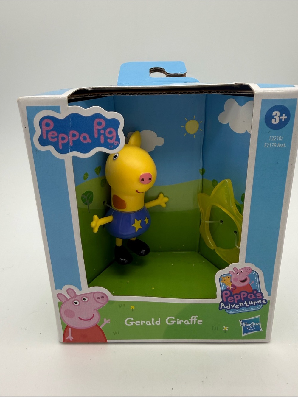 Peppa Pig Family & Friends Adventures Figure Set 2021 Gerald Giraffe w Star New